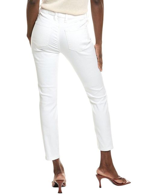 Tommy Bahama White Ella Twill High-Rise Ankle Jean