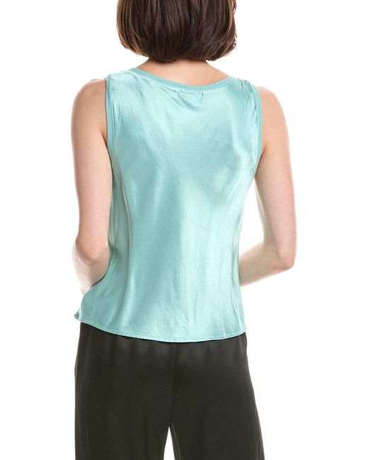 Michael Stars Blue Liz V-Neck Tank