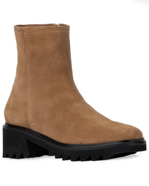 Aquatalia Brown Saundra Weatherproof Suede Boot