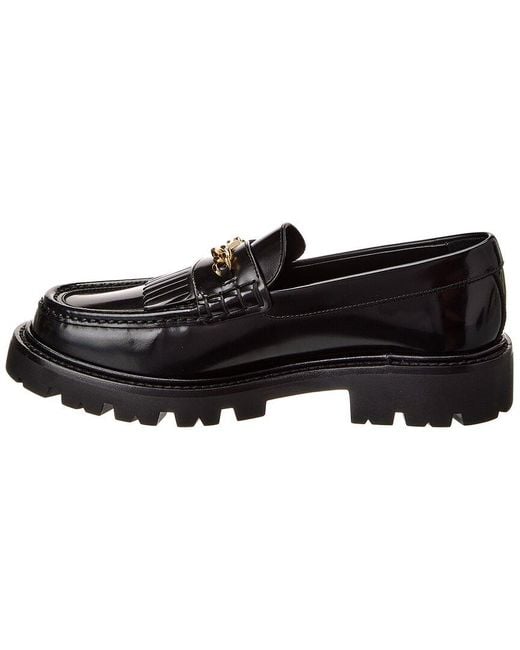 Céline Black Margaret Leather Loafer