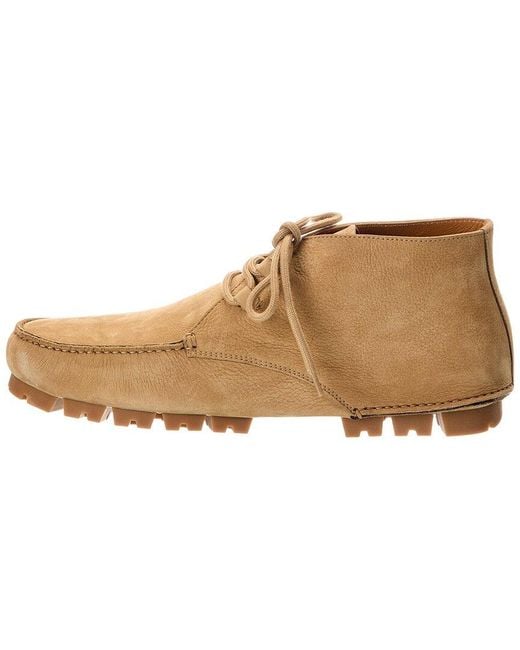 Ferragamo Natural Giasone Leather Boot for men
