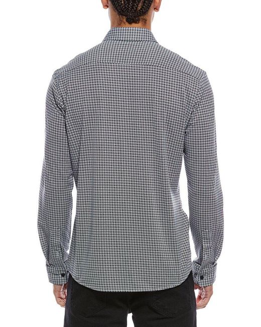 Boss Gray Roan Kent Pattern Shirt for men