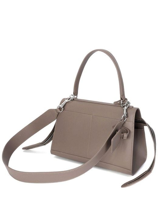 Tiffany & Fred Paris Multicolor Elegant Leather Top-Handle Satchel