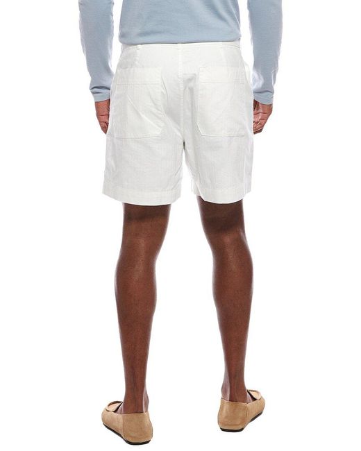 Madewell White Fatigue Short for men