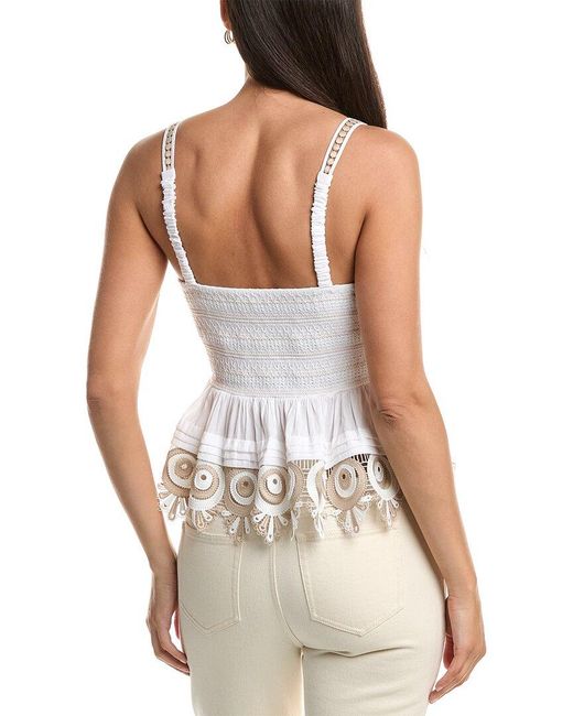 Ramy Brook White Jess Top