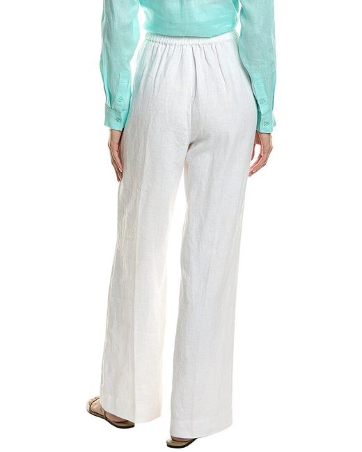 tyler boe Blue Gianna Linen Pant