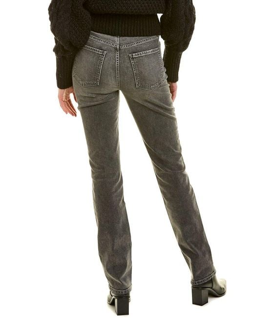 Le Jean Black Sabine Farrah Wash High-Rise Slim Jean