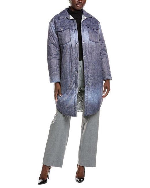 Boss Blue Papete Outdoor Coat