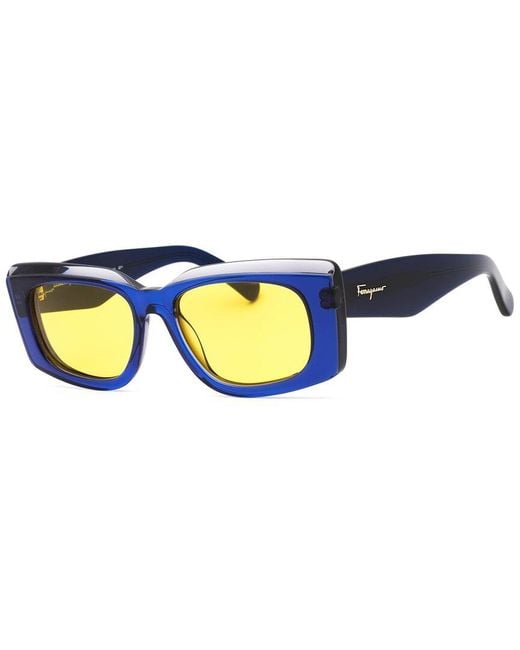 Ferragamo Blue Sf1079S 54Mm Sunglasses