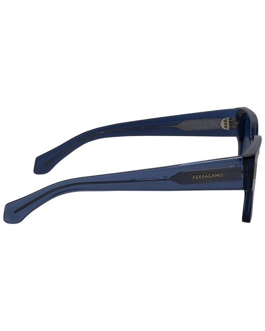 Ferragamo Blue Sf 2010S 52Mm Sunglasses for men