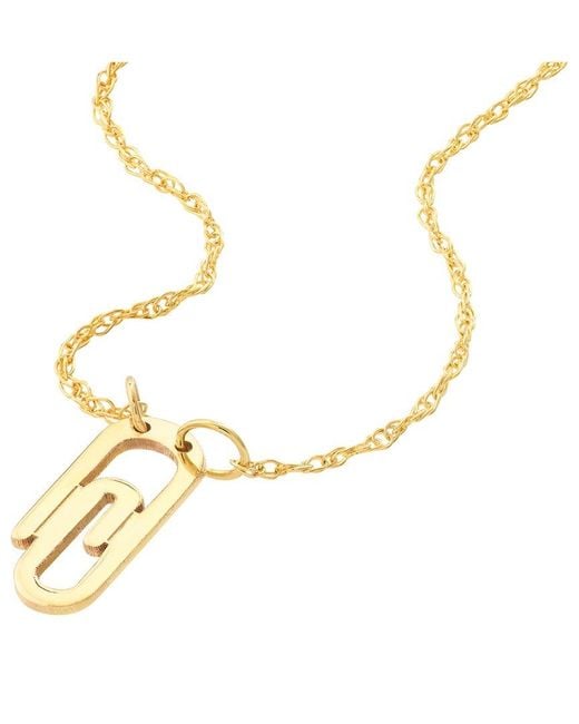 HAWLEY ST Metallic 14K Necklace