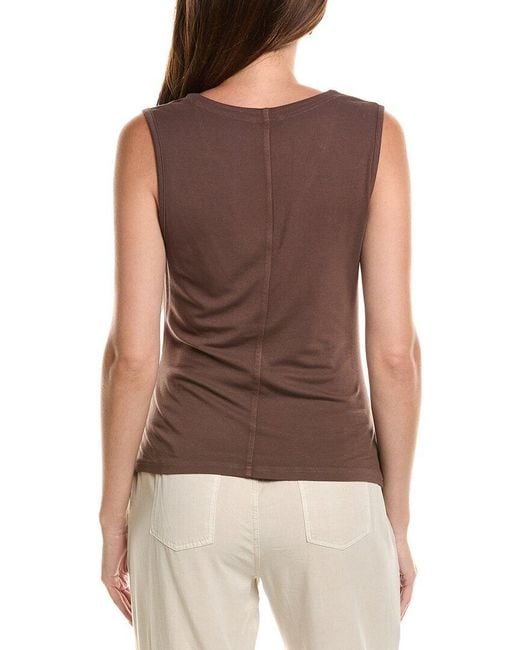 XCVI Brown Clarice Tank