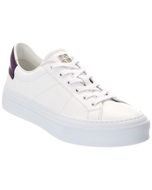 Givenchy White Logo Leather Sneaker