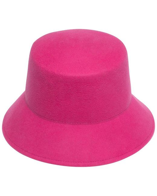 Eugenia Kim Pink Jonah Wool Hat