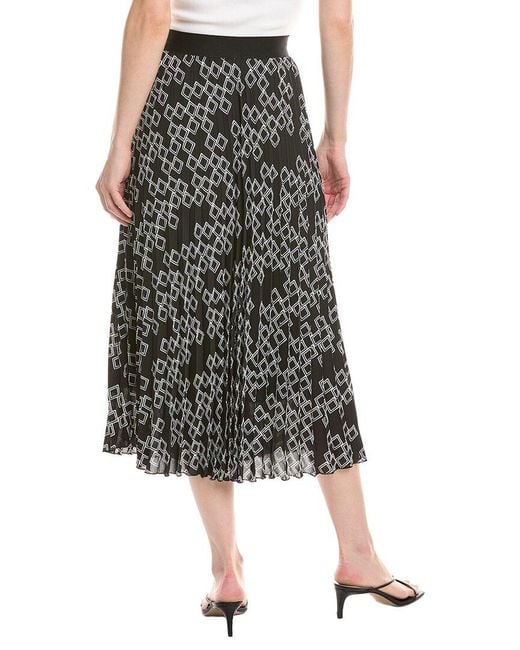 Tahari Black Pull-On Maxi Skirt