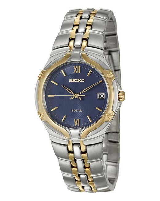 Seiko Blue Solar Watch for men