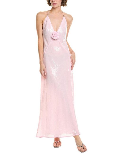 Bardot Aradia Sequin Halter Midi Dress in Pink | Lyst UK Bardot Aradia Sequin Halter Midi Dress in Pink | Lyst UK