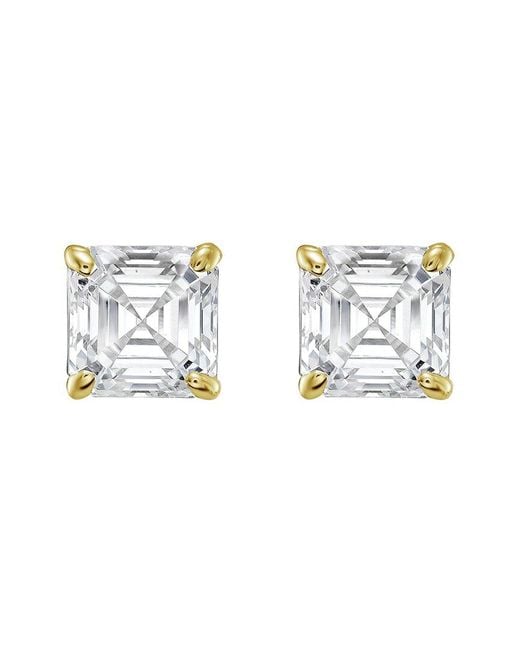 Diana M Metallic Diana M. 14K 5.00 Ct. Tw. Lab-Grown Diamond Earrings