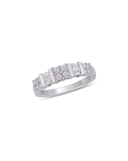 Rina Limor White 10k 0.50 Ct. Tw. Diamond Anniversary Ring
