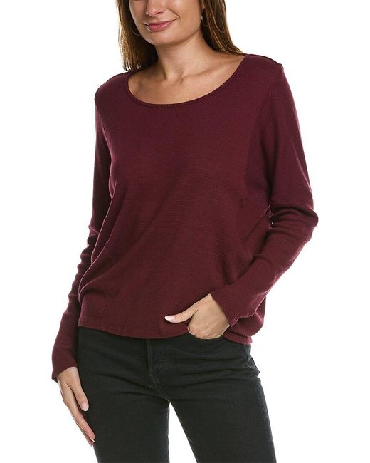 XCVI Red Wearables Abelina Pullover