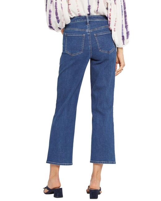 NYDJ Blue Bailey Relaxed Straight Ankle Jean