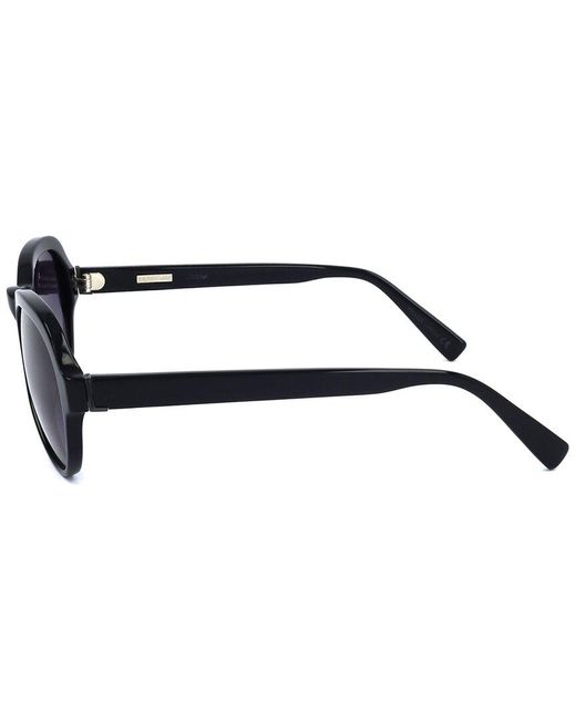 Derek Lam Black Unisex Logan 52mm Sunglasses
