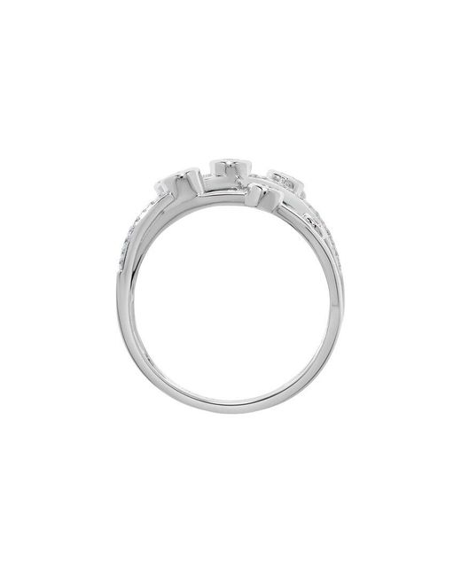 H.J. Namdar White 14K 0.50 Ct. Tw. Diamond Layer Ring