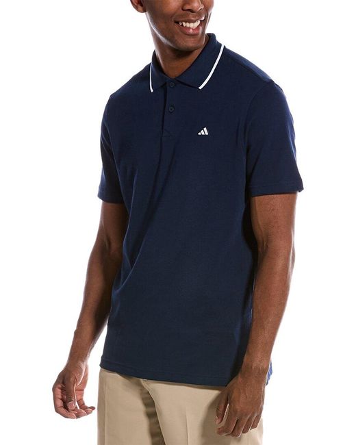 adidas Go-to Polo Shirt in Blue for Lyst