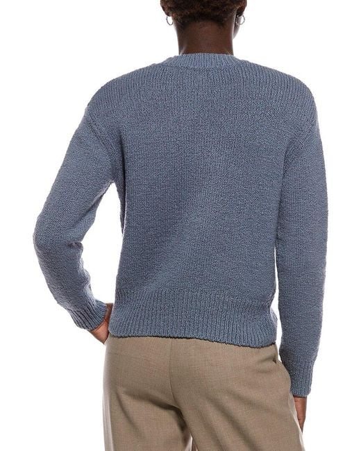 Vince Blue Boucle Sweater