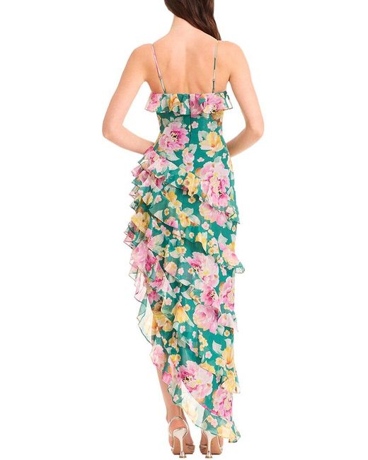 Dress the Population Green Josefina A Line Dress