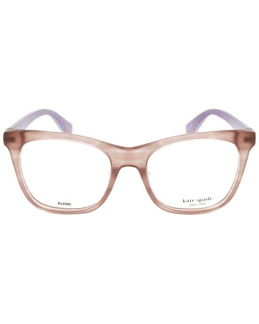 Kate Spade White Temperance 49Mm Optical Frames
