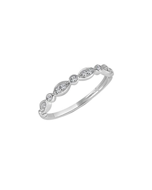 Sabrina Designs White 14k 0.10 Ct. Tw. Diamond Ring