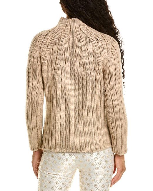 Frances Valentine Natural Shelby Wool & Cashmere-blend Sweater