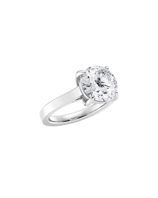 Lab Grown Diamonds White 14K 4.00 Ct. Tw. Lab-Grown Diamond Solitaire Engagement Ring