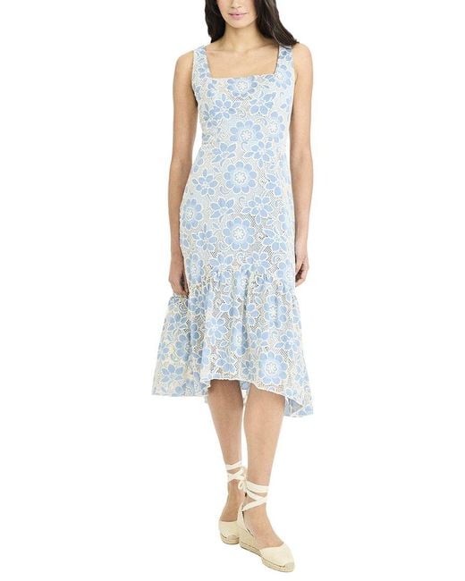 Maggy London Blue Midi Dress