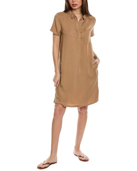 Three Dots Women's Natural Mini Dress
