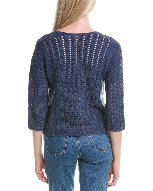 J.McLaughlin Blue Keira Sweater