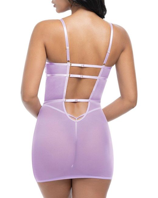 Oh La La Cheri Purple Babydoll Bra