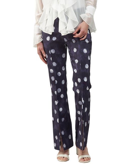 INSIGHT NEW YORK Blue Solid Techno Pant