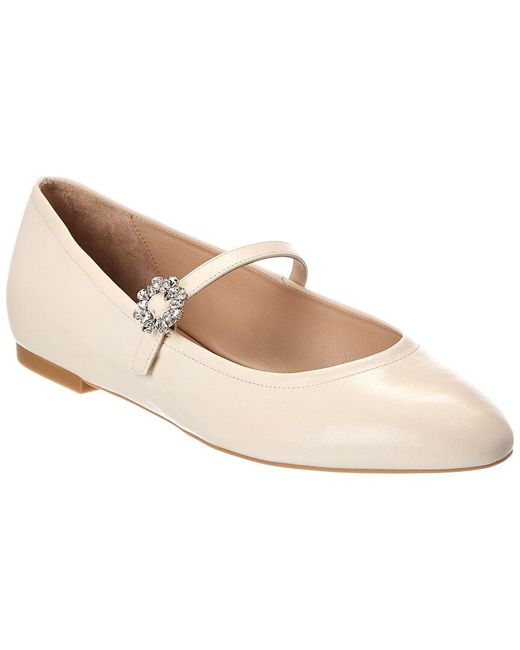 Stuart Weitzman Natural Aura Leather Mary Jane
