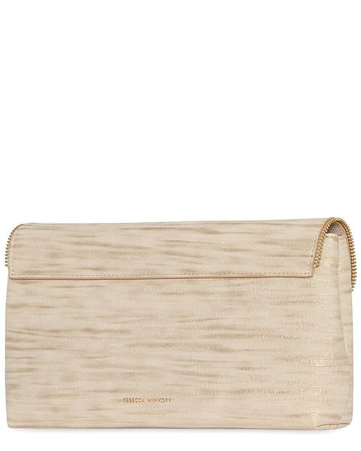 Rebecca Minkoff Natural Zip Clutch