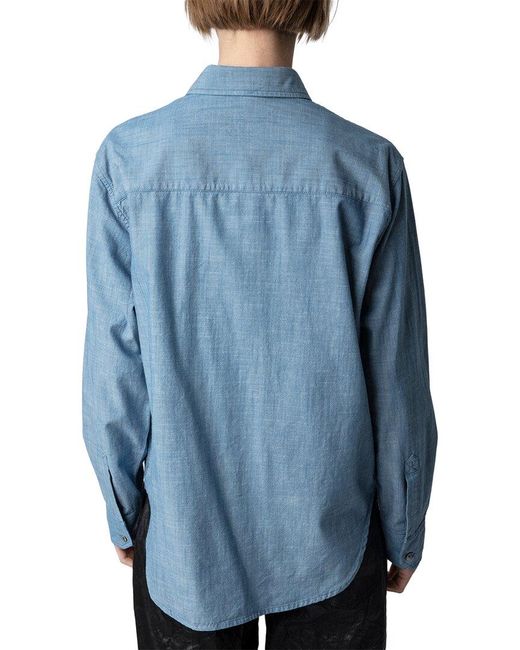 Zadig & Voltaire Blue Taski Shirt