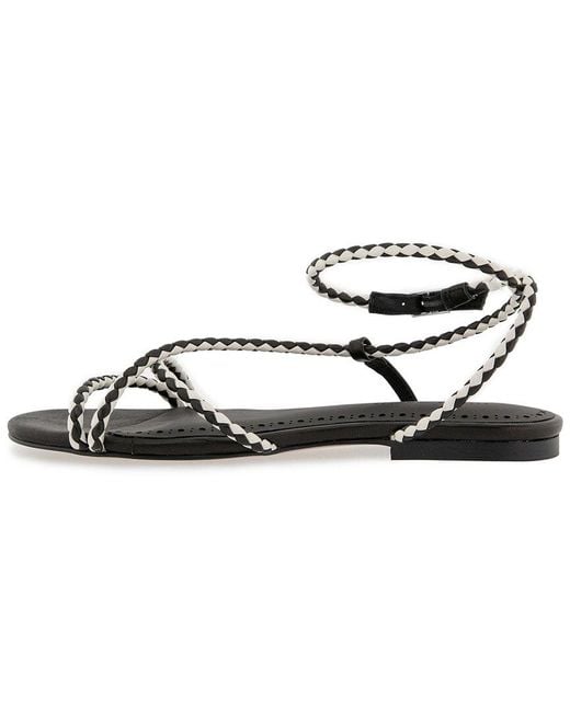 Rebecca Minkoff Metallic Ayla Leather Sandal