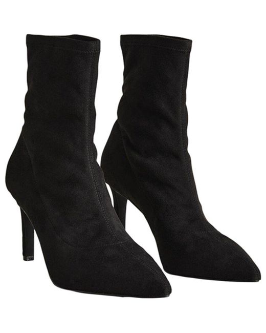 Boden Black Ankle Stretch Boot