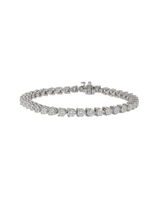 Diana M White Fine Jewelry 18k 7.85 Ct. Tw. Diamond Bracelet