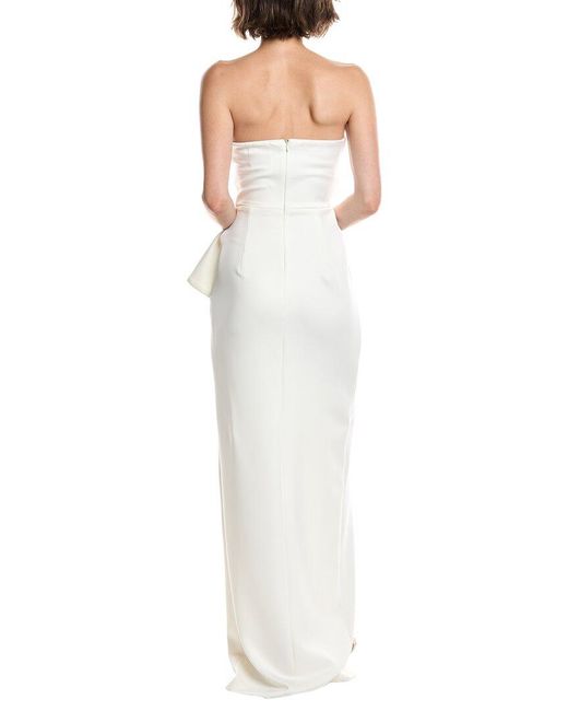 Black Halo White Jonas Gown