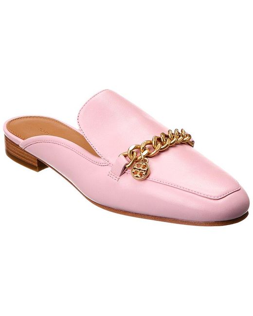 Tory Burch Pink Mini Benton Leather Loafer