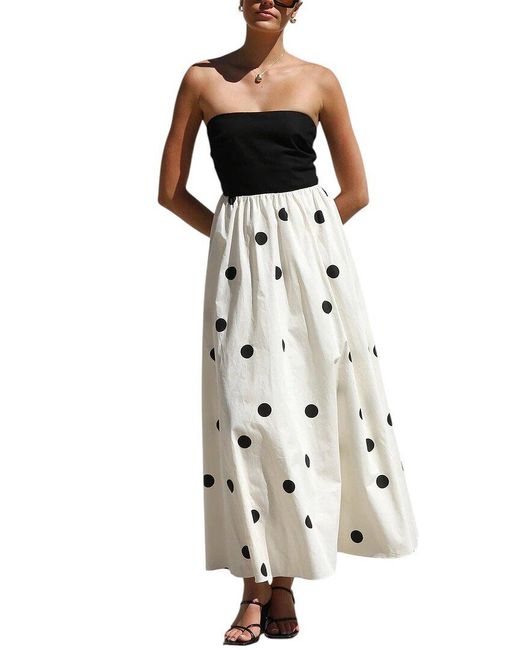 LOEY White Maxi Dress