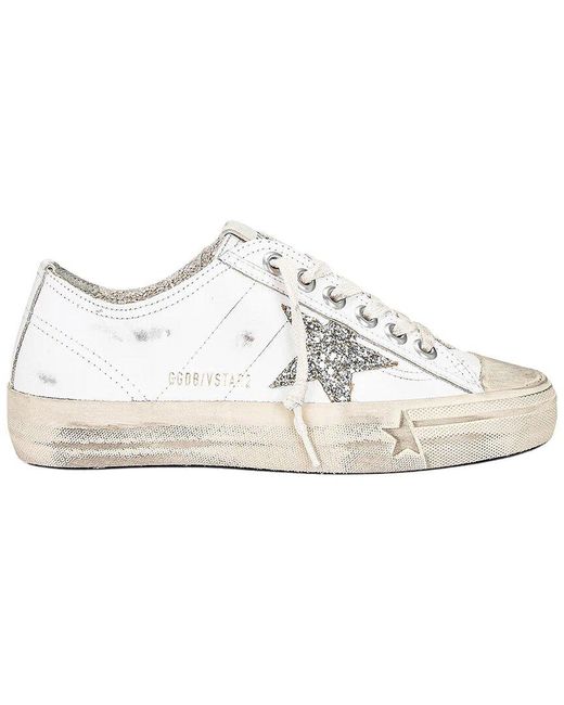 Golden Goose Deluxe Brand White V-star 2 Leather Sneaker