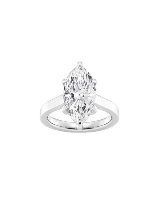 Lab Grown Diamonds White 14K.00 Ct. Tw. Lab-Grown Diamond Solitaire Engagement Ring